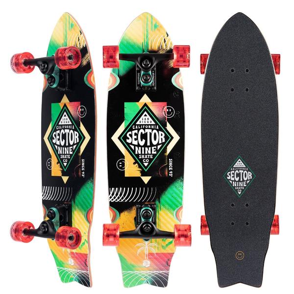 Sector 9 Wavepark Party Longboard Complete 30.25"-Black Sheep Skate Shop