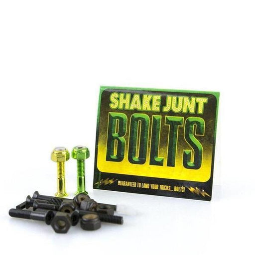Shake Junt Bag-O-Bolts 1" Phillips Black / Green / Yellow-Black Sheep Skate Shop