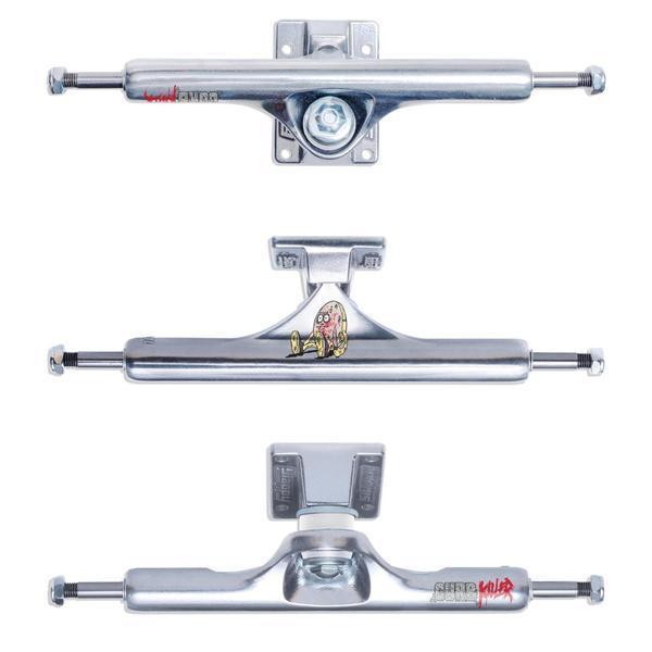 Slappy Curb Killer ST1 Inverted Kingpin Truck Set 10.0 Polished-Black Sheep Skate Shop