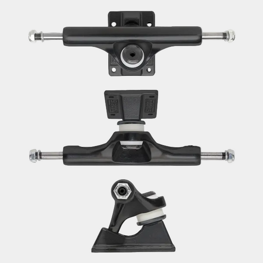 Slappy ST1 Inverted Hollow Lights Ultra Low Kingpin Truck Set 8.25 Matte Black-Black Sheep Skate Shop