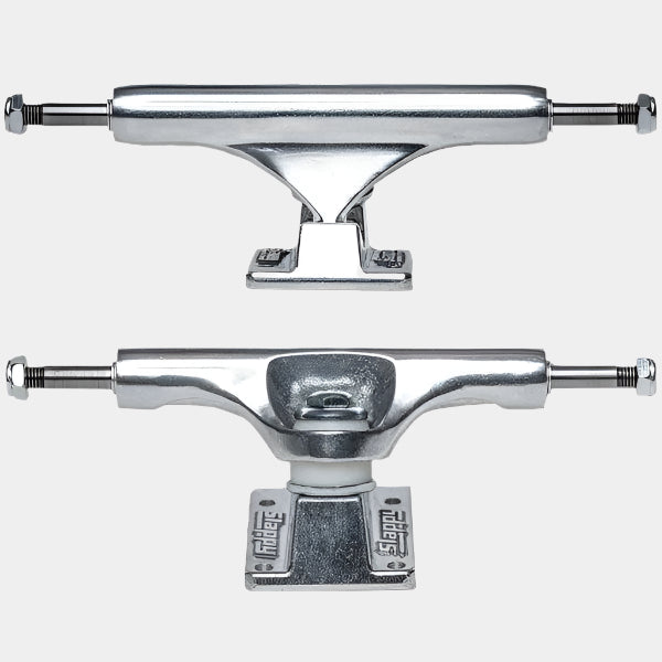 Slappy ST1 Inverted Hollow Truck Set 9.0 Raw Silver – Black Sheep