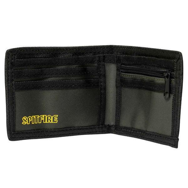 Spitfire Bighead Bi-Fold Wallet Charcoal - Yellow-Black Sheep Skate Shop