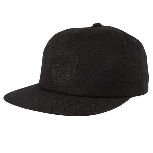 Spitfire Bighead Snapback Hat Black - Black-Black Sheep Skate Shop