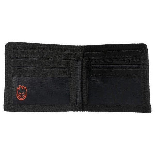 Spitfire Classic '87 Swirl Bi-Fold Wallet Black - White-Black Sheep Skate Shop