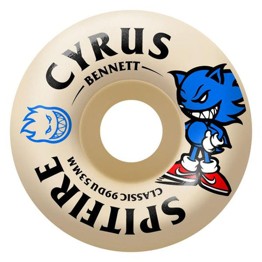 Spitfire Cyrus Bennett Burn Squad Formula Four Classic Wheels 99du 53mm-Black Sheep Skate Shop