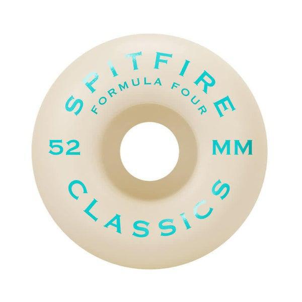 Spitfire Floral Swirl Formula Four Classics Wheels 99du 52mm-Black Sheep Skate Shop