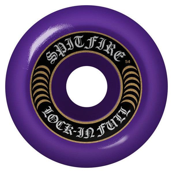 Spitfire Formula Four Lock-Ins Full Wheels Purple 99du 54mm-Black Sheep Skate Shop