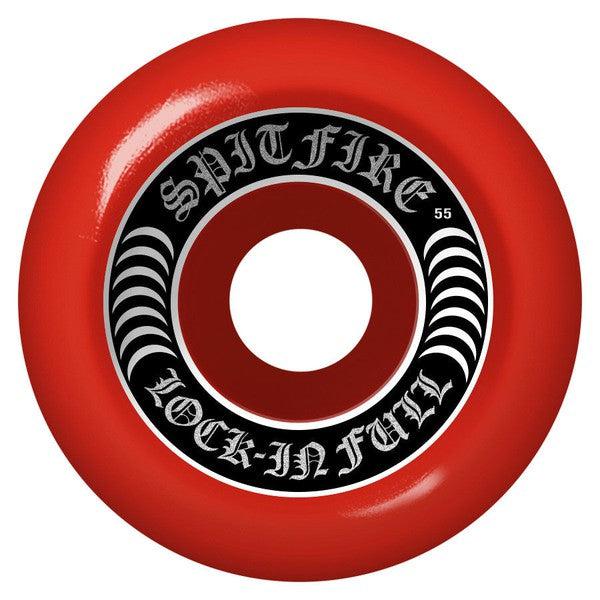 Spitfire Formula Four Lock-Ins Full Wheels Red 99du 55mm-Black Sheep Skate Shop