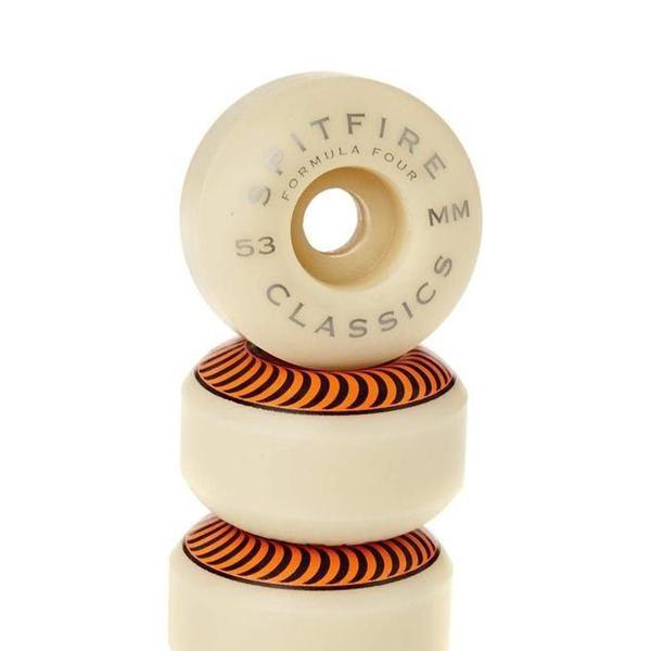 Spitfire Formula Four Orange Classics Wheels 99du 53mm-Black Sheep Skate Shop