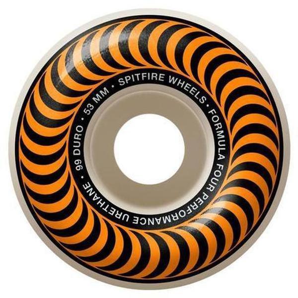 Spitfire Formula Four Orange Classics Wheels 99du 53mm-Black Sheep Skate Shop