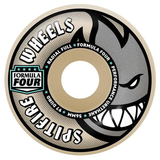 Spitfire Formula Four Radial Full Wheels 97du 56mm-Black Sheep Skate Shop