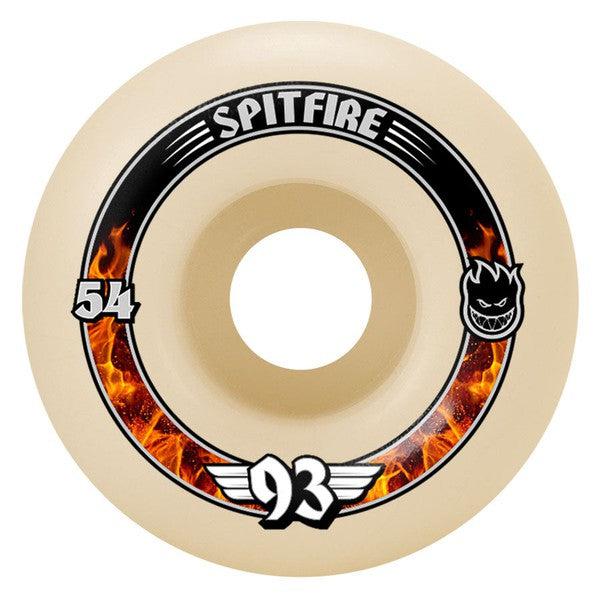 Spitfire Formula Four Radials Wheels 93du 54mm Natural-Black Sheep Skate Shop