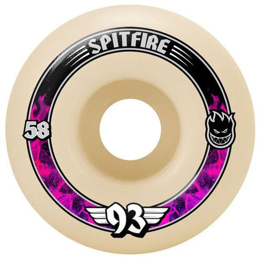 Spitfire Formula Four Radials Wheels 93du 58mm Natural-Black Sheep Skate Shop