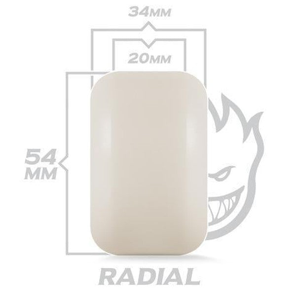 Spitfire Formula Four Radials Wheels Natural 99du 54mm-Black Sheep Skate Shop