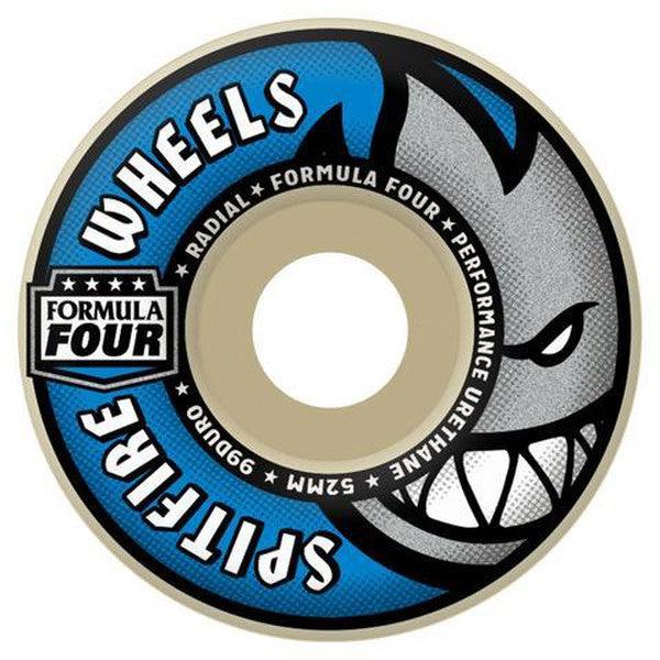 Spitfire Formula Four Radials Wheels Natural 99du 54mm-Black Sheep Skate Shop