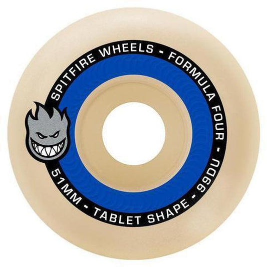 Spitfire Formula Four Tablets Wheels Natural 99du 55mm-Black Sheep Skate Shop