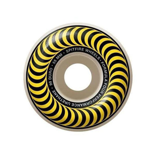 Spitfire Formula Four Yellow Classics Wheels 99du 55mm-Black Sheep Skate Shop