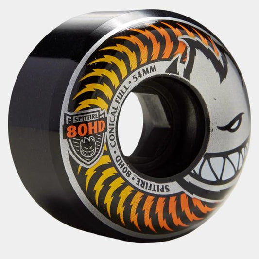 Spitfire Wheels 80HD Charger Conical Full Black 54mm-Black Sheep Skate Shop