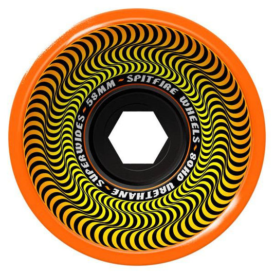 Spitfire Wheels 80HD Superwides 58mm Orange-Black Sheep Skate Shop