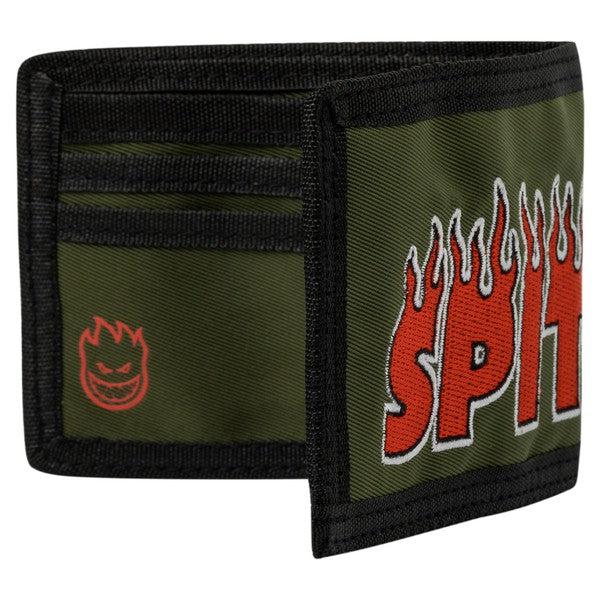 Spitfire Wheels Demonseed Bi-Fold Wallet Olive-Black Sheep Skate Shop