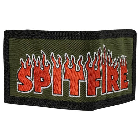 Spitfire Wheels Demonseed Bi-Fold Wallet Olive-Black Sheep Skate Shop