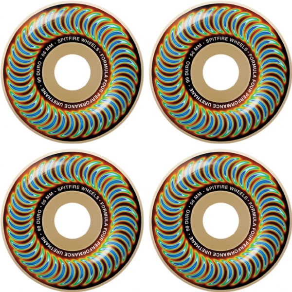Spitfire Wheels F4 Radioactive Classic 99d 56mm Natural-Black Sheep Skate Shop