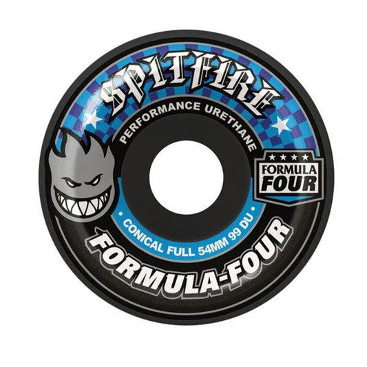 Spitfire Wheels Formula Four Conical Full 99du 52mm Black-Black Sheep Skate Shop