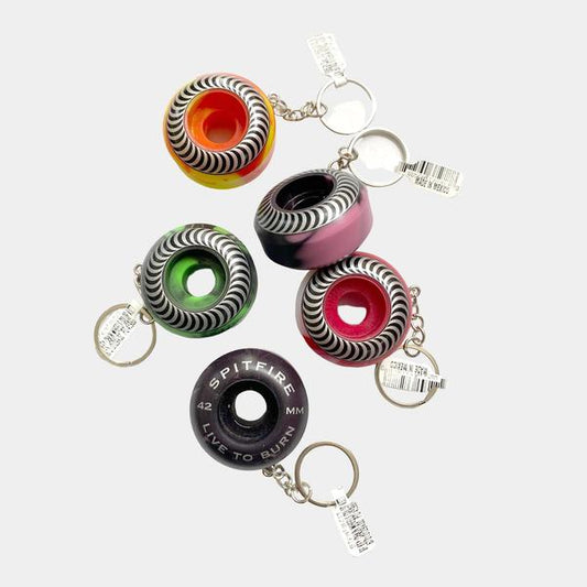 Spitfire Wheels Keychain Classic Swirl-Black Sheep Skate Shop