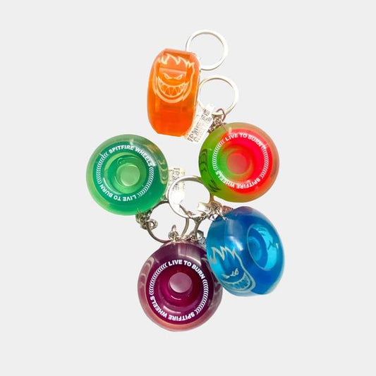 Spitfire Wheels Keychain Sapphire-Black Sheep Skate Shop
