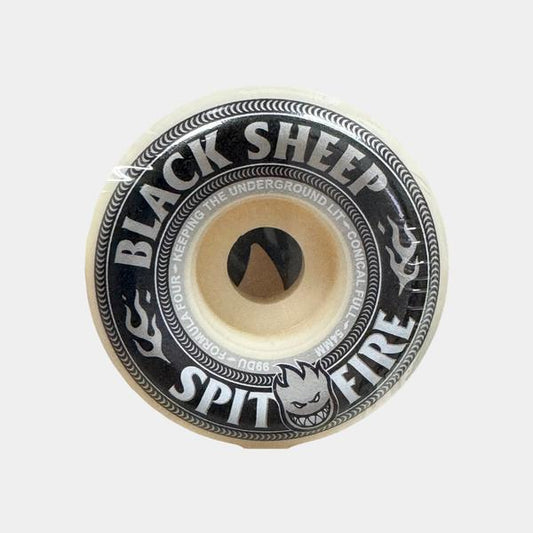 Spitfire Wheels x Black Sheep F4 Conical Full Wheels 99du Natural-Black Sheep Skate Shop