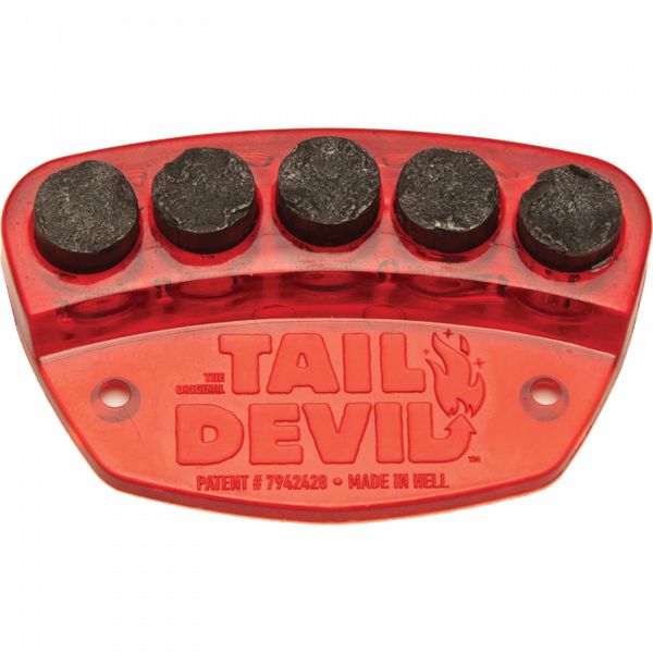 Tail Devil Sparking Skateboard Skid Plate - Red-Black Sheep Skate Shop