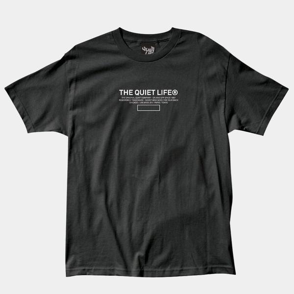 The Quiet Life Circle R T Tee Black-Black Sheep Skate Shop
