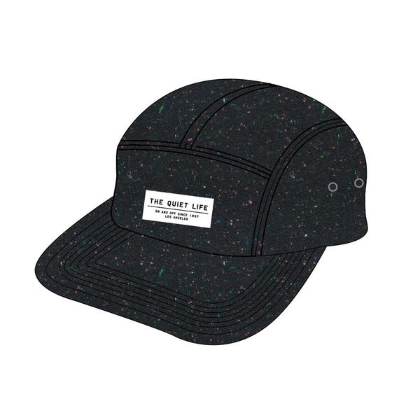 The Quiet Life Confetti 5 Panel Camper Hat-Black Sheep Skate Shop