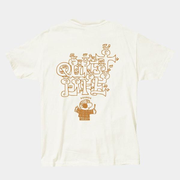 The Quiet Life Higton Sound Tee Cream-Black Sheep Skate Shop
