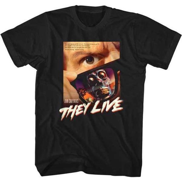 They Live Poster Tee Black-Black Sheep Skate Shop