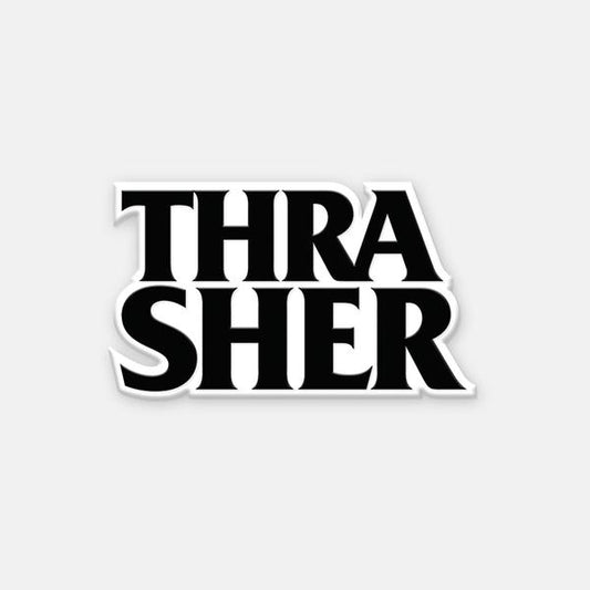Thrasher Anti-Hero Logo Lapel Pin Black - White-Black Sheep Skate Shop