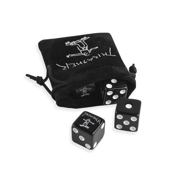 Thrasher Dice Set Black-Black Sheep Skate Shop