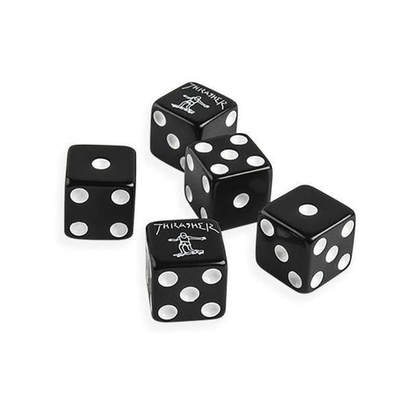Thrasher Dice Set Black-Black Sheep Skate Shop