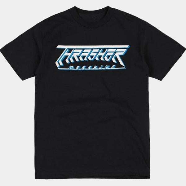Thrasher Future Logo T-Shirt Black – Black Sheep Skate Shop