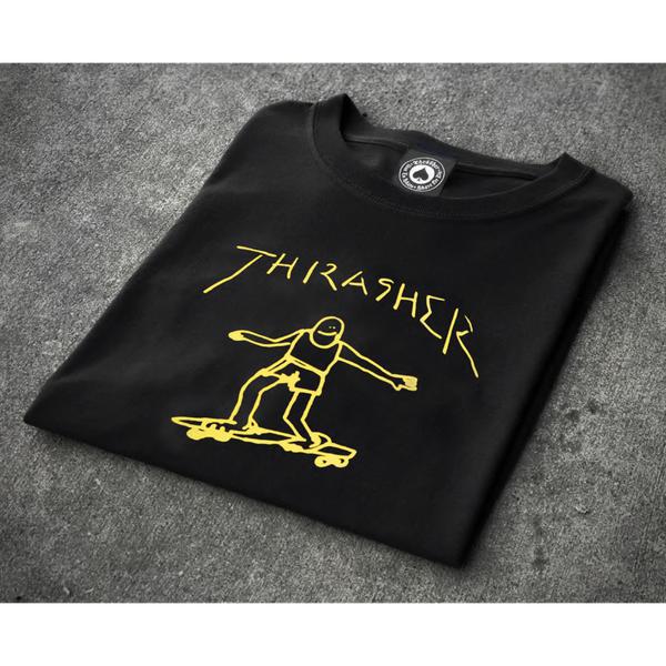 Thrasher Gonz Tee Black-Black Sheep Skate Shop