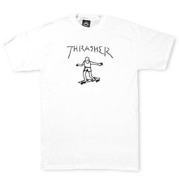 Thrasher Gonz Tee White-Black Sheep Skate Shop