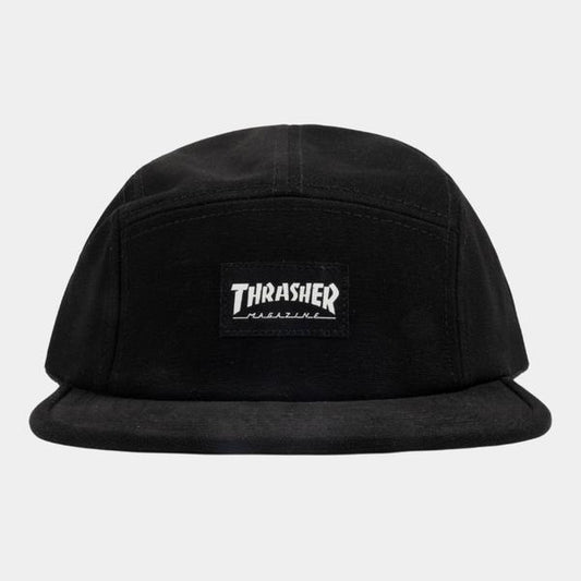 Thrasher Magazine 5-Panel Cap Black-Black Sheep Skate Shop