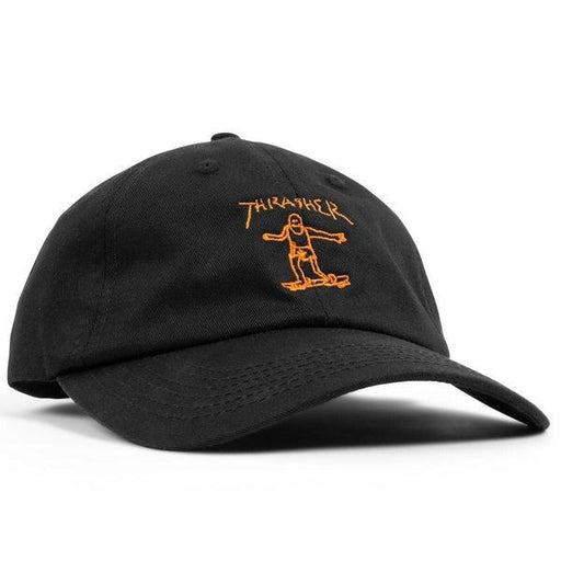 Thrasher Magazine Gonz Old Timer Hat Black - Orange-Black Sheep Skate Shop