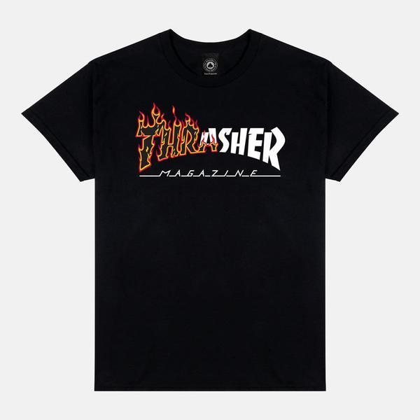 Thrasher Magazine Ignite T-Shirt Black-Black Sheep Skate Shop