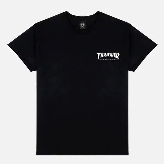 Thrasher Magazine Little Logo T-Shirt Black-Black Sheep Skate Shop