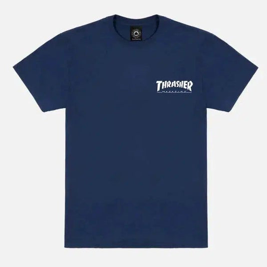 Thrasher Magazine Little Logo T-Shirt Navy-Black Sheep Skate Shop