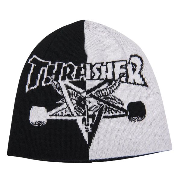 Thrasher Magazine Skategoat Split Skully Beanie-Black Sheep Skate Shop