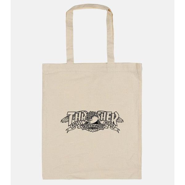 Thrasher Magazine x Antihero Skateboards Mag Banner Tote Bag Natural-Black Sheep Skate Shop