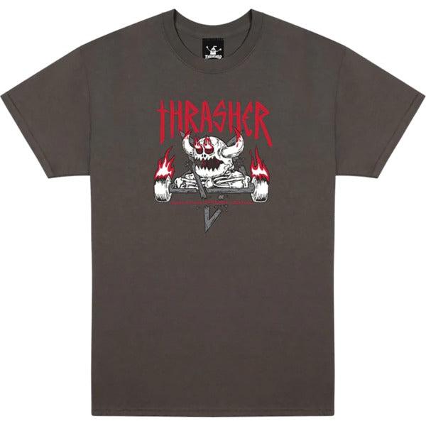 Thrasher Magazine x Toy Machine Skateboards Monster-Gram T-Shirt Charcoal-Black Sheep Skate Shop