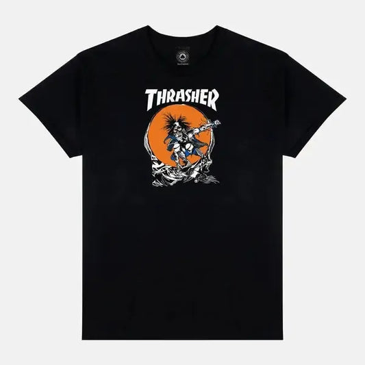 Thrasher Outlaw Tee Black-Black Sheep Skate Shop